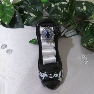 Faux Blue Sapphire Ring